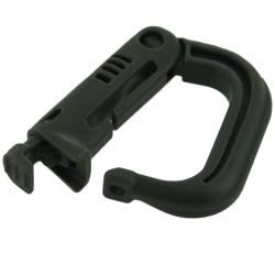 Multifunctional Hollow-out D-Ring / D-Shape ABS Buckles Clasps - Grey