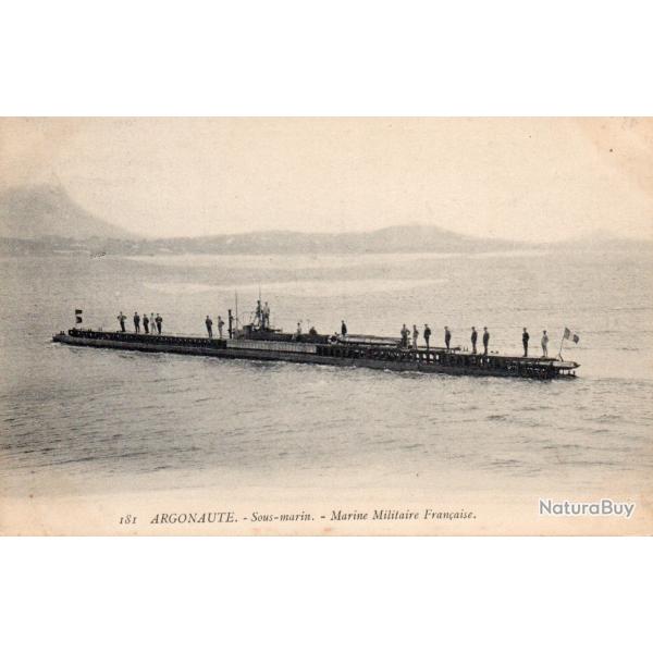 CPA - MARINE de GUERRE - Le SOUS - MARIN  " ARGONAUTE " - N�7057