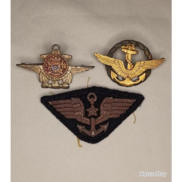 Insignes A�ronaval Porte Avions ARROMANCHES guerre Indochine