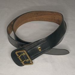 Ceinturon cuir noir Arm&eacute;e de l'Air taille 117cm