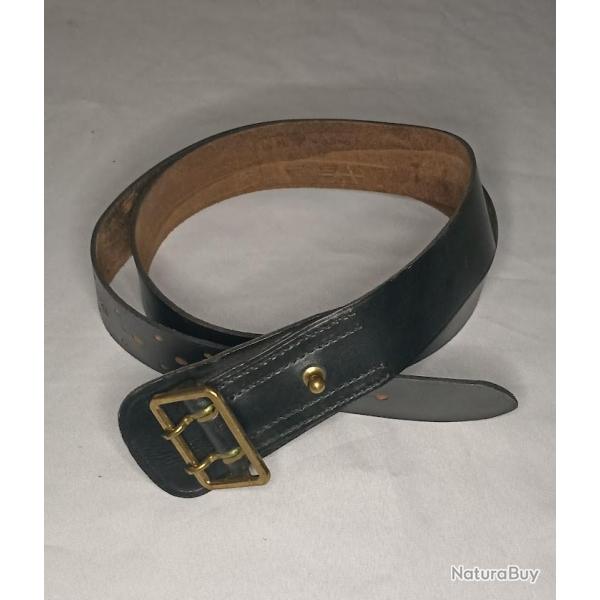 Ceinturon cuir noir Arm�e de l'Air taille 117cm
