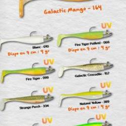 ZAND FAT SHAD MONTE 12CM 14GR PAR 1 Naturel jaune UV 389