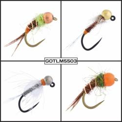 SET NYMPHE X4 PETITES RIVIERES - EAUX TEINTES