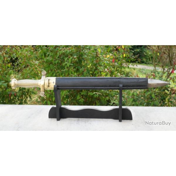 Glaive infanterie mod�le 1831 Pihet Fr�res Ch�tellerault 1833 fourreau sans bouterolle rfFTN25GLA001