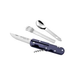 Couteau Multifonction TBOutdoor Bivouac Bleu