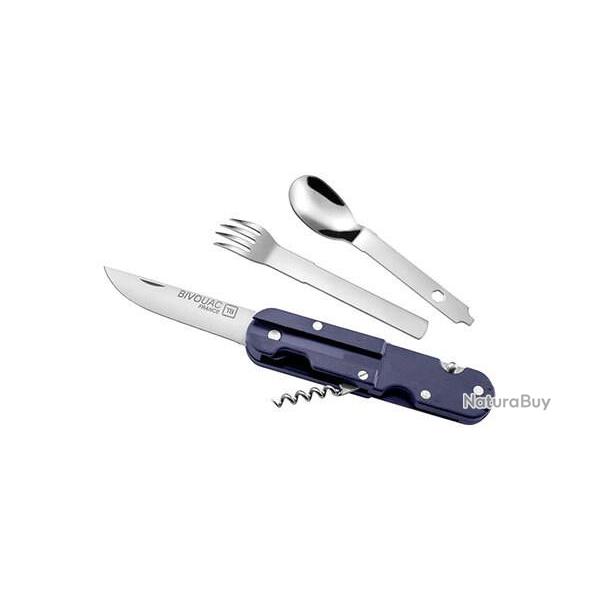 Couteau Multifonction TBOutdoor Bivouac Bleu