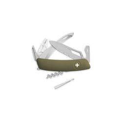 Couteau Suisse Swiza SH05 Hunter Tire-Tique Allmatt - olive