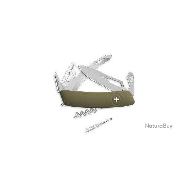 Couteau Suisse Swiza SH05 Hunter Tire-Tique Allmatt - olive