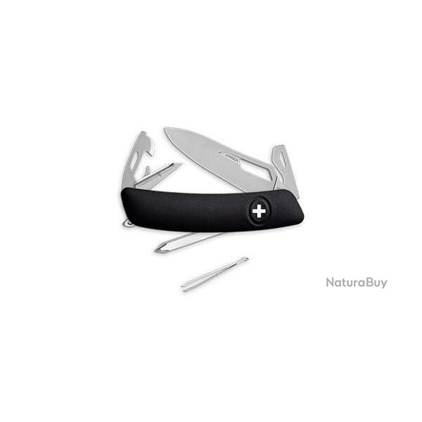 Couteau Suisse Swiza SH04 Allmatt - noir