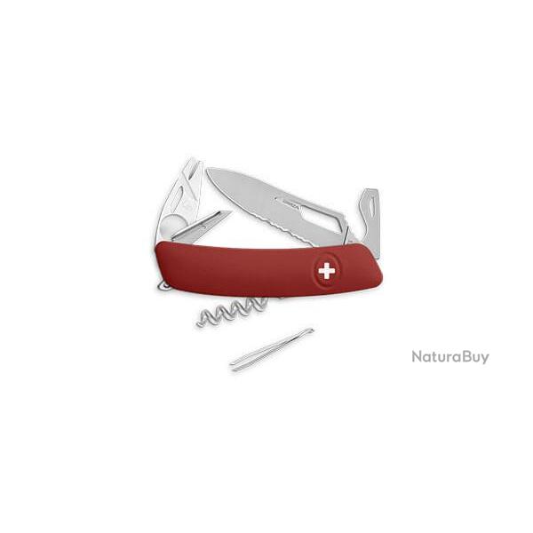 Couteau Suisse Swiza SH03 Tire-Tique Allmatt - rouge