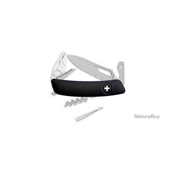 Couteau Suisse Swiza SH03 Tire-Tique Allmatt - noir