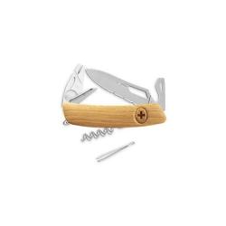 Couteau Suisse Swiza SH03 Tire-Tique Allmatt - ch&ecirc;ne