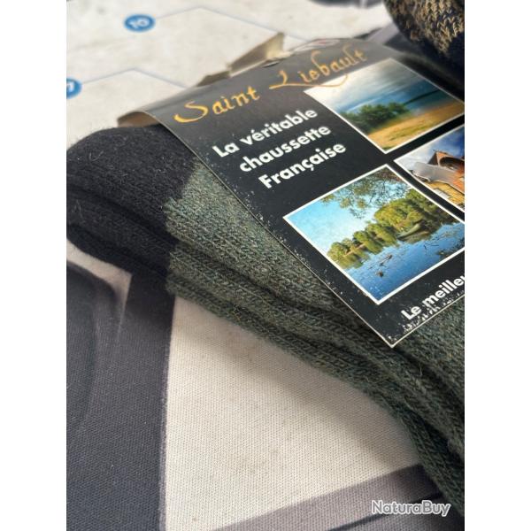magnifique lot de 4 paires de chaussettes chaude St Liebault 39/42 aux encheres lot lala