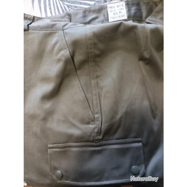 Lot 2 pantalon treillis r�glementaire fran�ais ann�es 80-90, neuf.