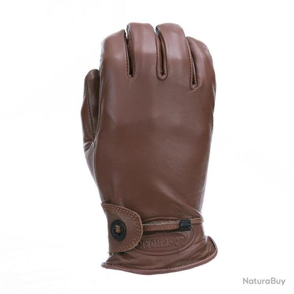 Gants en cuir LongHorn marron : chaleur hivernale et grip outdoor assur�s XXL