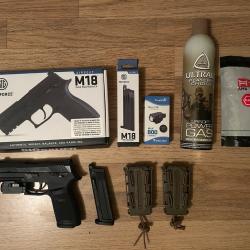 Sig sauer p320 m18 + accessoires