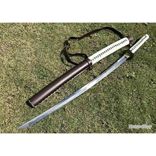 Katana traditionnel en acier 1095 - Tranchant extr�me et qualit� d'exception