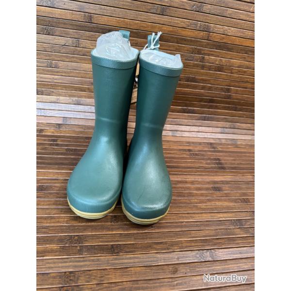 BOTTE ENFANT FRAN�AISE ROUCHETTE TAILLE 34/35 verte NEUF