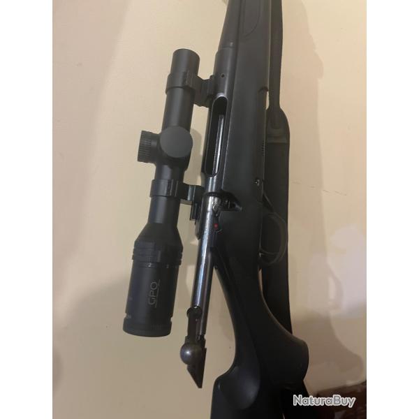 Carabine � verrou haenel Jaeger 10 calibre 9,3/62 + lunette Gpo