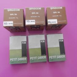 Petit lot de cartouches de 12 mm 410 65 et 50 FIOCCHI et FOB