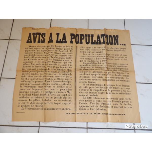 affiche Allemande seconde guerre