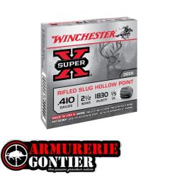 Cartouches Winchester Super-X calibre .410 - Balle Hollow Point