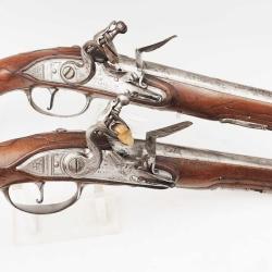 PISTOLETS &Agrave; SILEX DE MARINE CAMPAGNE DE CORSE Gabriel-Honor&eacute; RIQUETI, Comte de Pierre-Buffi&egrave;re, dit 