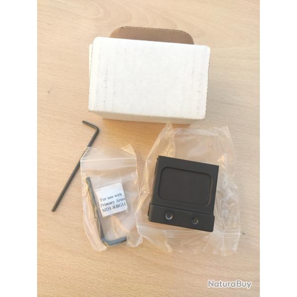 Rehausse picatinny montage 21mm pour point rouge fixation type aimpoint h1/h2 holosun 403