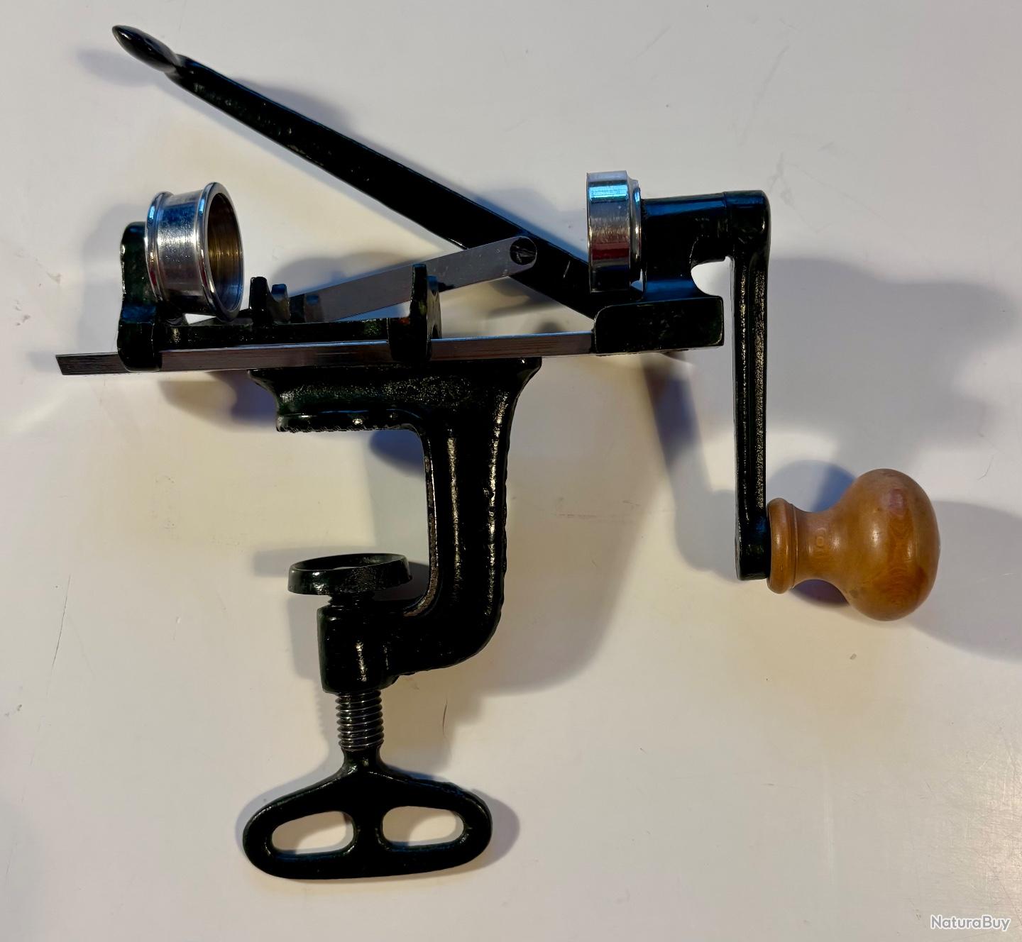 Sertisseur De Chasse Vertical Combiné Calibre 12 - Vintage - Métal - Royaume-Uni - Occasion Rare