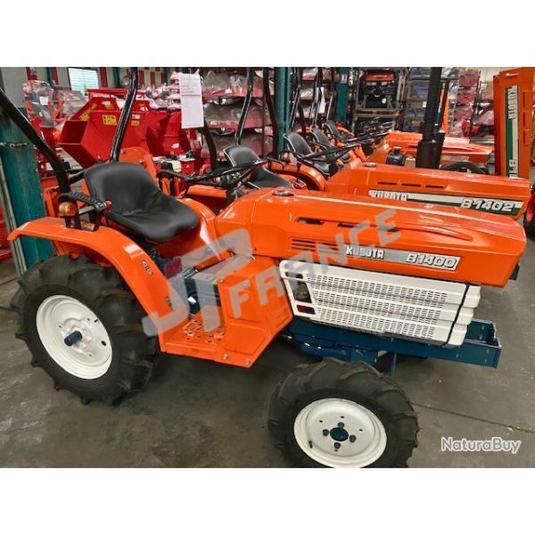MICRO TRACTEUR KUBOTA B1400 19CV 4 RM 3 CYLINDRES 850cm3 DIESEL D'OCCASION REVIS�