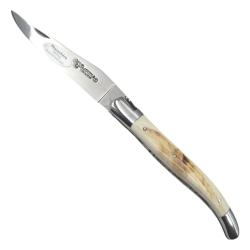 Couteau Laguiole en Aubrac Ivoire Phacoch&egrave;re double platine