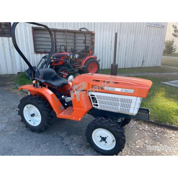 MICROTRACTEUR KUBOTA B1200 16 CV 4 RM D'OCCASION 3 POINTS ARRIERE COMPLET NEUF, PDF