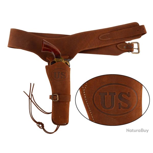 Ceinturon Union state - 110 cm - Marquage US + holster