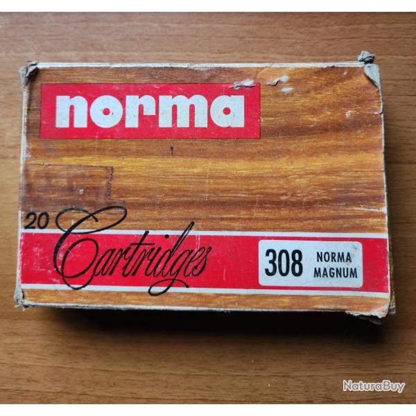 Cartouches  calibre  308 magnum 11 Cartouches  restantes. bo�te d'origine