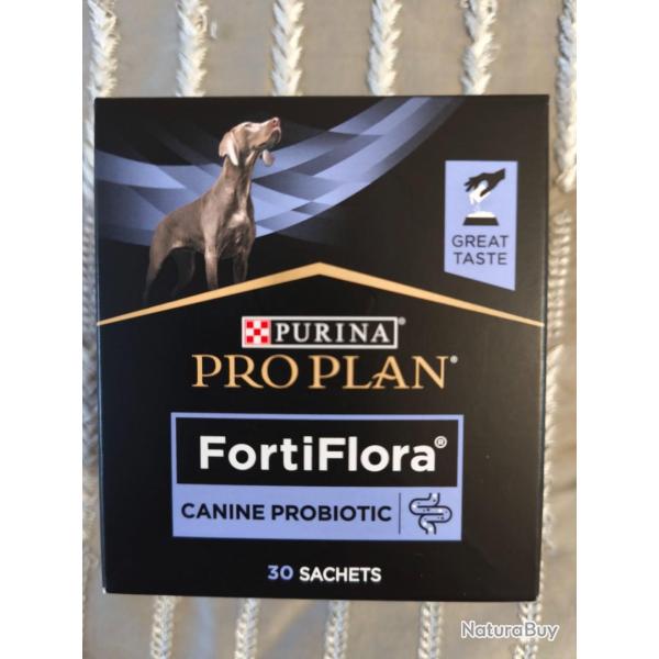 Purina Pro Plan Fortiflora probiotique chien 30 sachets - 100% Neuf - Date Exp 06/2026