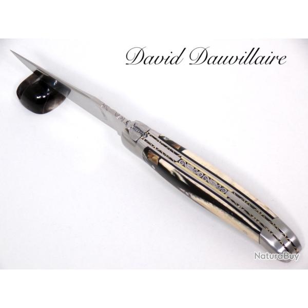 Laguiole Mammouth fossile stabilis� cisel� par David DAUVILLAIRE