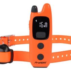 WAHOO Collier de dressage rechargeable Prohunt 600 M&egrave;tres X2 Chiens Cloche/ Vibreur/ Choc