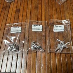 LOT P&Ecirc;CHE 3 PAQUETS DE 5 PI&Egrave;CES PAFEX SAGOD-3,5 gr MONTAGE VAIRON