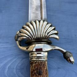 Dague de v&eacute;nerie 19 &eacute;me si&egrave;cle rare