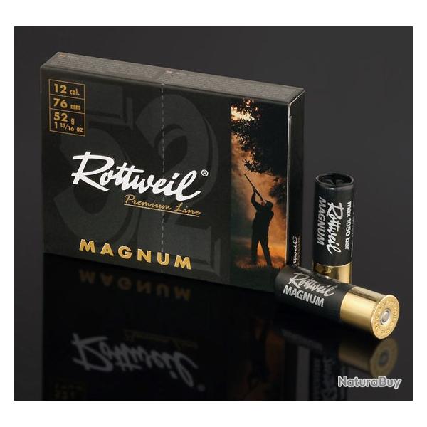 Cartouches Rottweil MAGNUM 52g N�3 12/76 PROMO