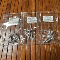 LOT P&Ecirc;CHE 3 PAQUETS DE 5 PI&Egrave;CES PAFEX SAGOD-5,5 gr MONTAGE VAIRON