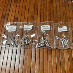 LOT P&Ecirc;CHE 4 PAQUETS DE 5 PI&Egrave;CES PAFEX SAGOD-3,5 gr-5,5 gr-6,5 gr MONTAGE VAIRON