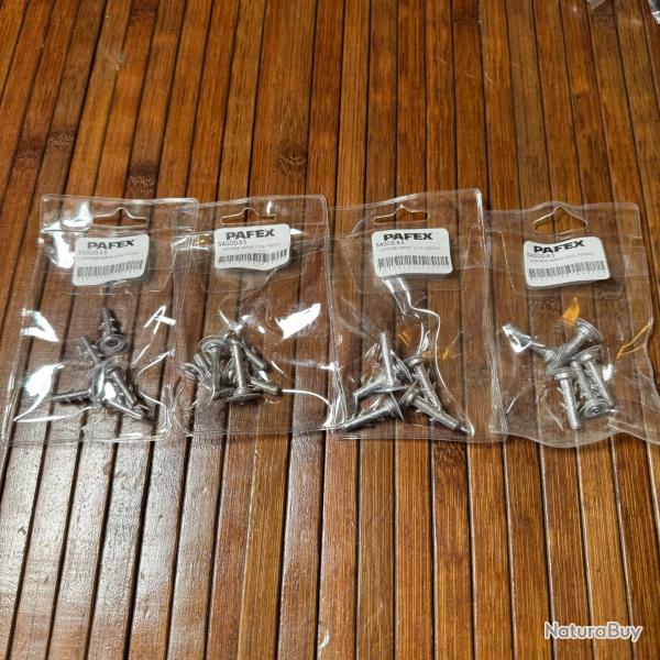 LOT P�CHE 4 PAQUETS DE 5 PI�CES PAFEX SAGOD-3,5 gr-5,5 gr-6,5 gr MONTAGE VAIRON