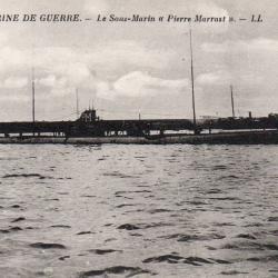 CPA - MARINE de GUERRE- SOUS-MARIN " Pierre Marrast "  N&deg;7061