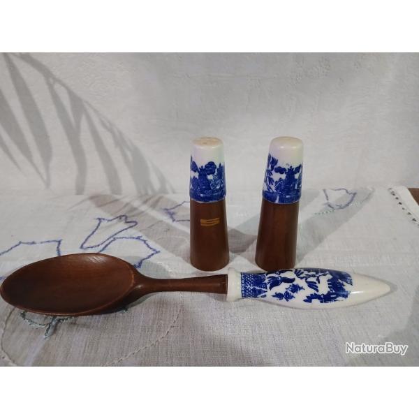 Sali�re et poivri�re + cuill�re