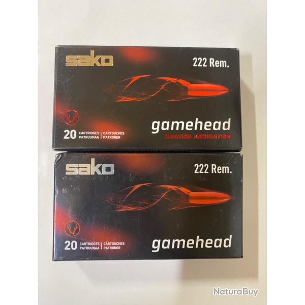 Balles Sakho 222 remington gamehead