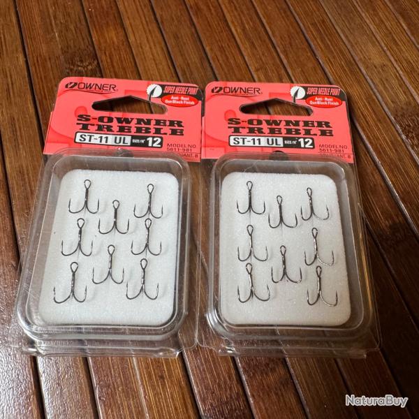 Lot p�che Hame�ons Triple Owner ST 11 n12