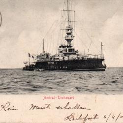 CPA - MARINE de GUERRE -cuirass&eacute; Amiral-Tr&eacute;houart -N&deg;7066