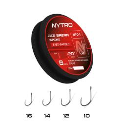 NYTRO BAS DE LIGNE NTO-B1 BARBED BIG BREAM BAIT SPIKE 20"/50CM NYTRO 0,15mm 14 20"/50cm