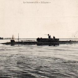 CPA - MARINE de GUERRE - " Silure  "  Sous-Marin -N&deg;7070
